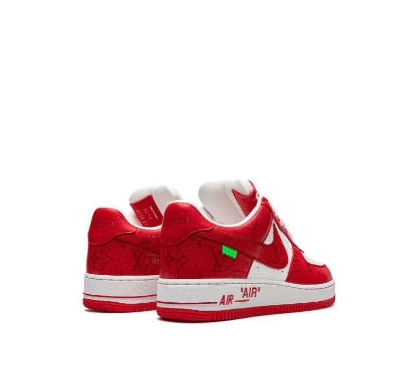 Nike Air Force 1 x Off White x Louis Vuitton Red