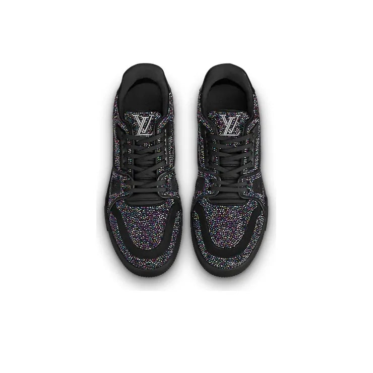 Louis Vuitton Trainer Crystal – Black