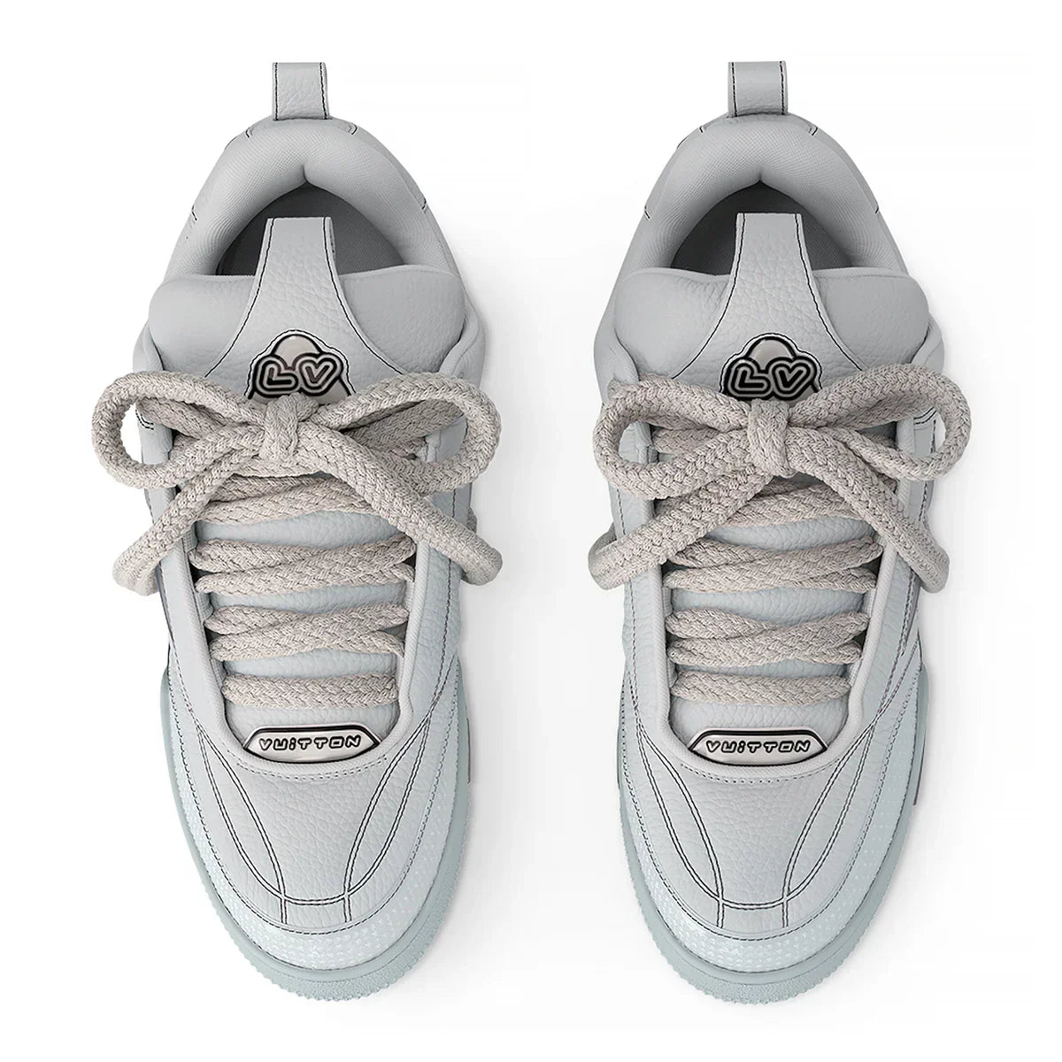 Louis Vuitton Skate Grey White