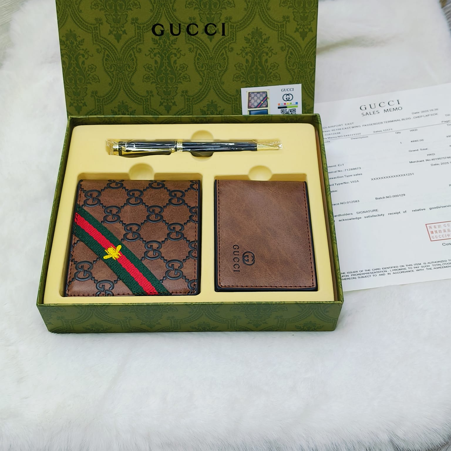 Iconic Gucci Wallet Set